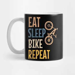 Eat sleep bike repeat Mug